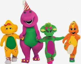 MINNESOTA BABY: Barney debuts in singapore.