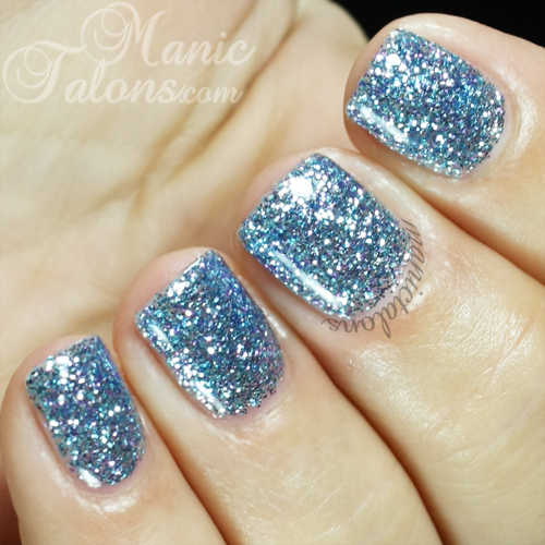 Manic Talons Nail Design: Light Elegance P+ Glitter Gel