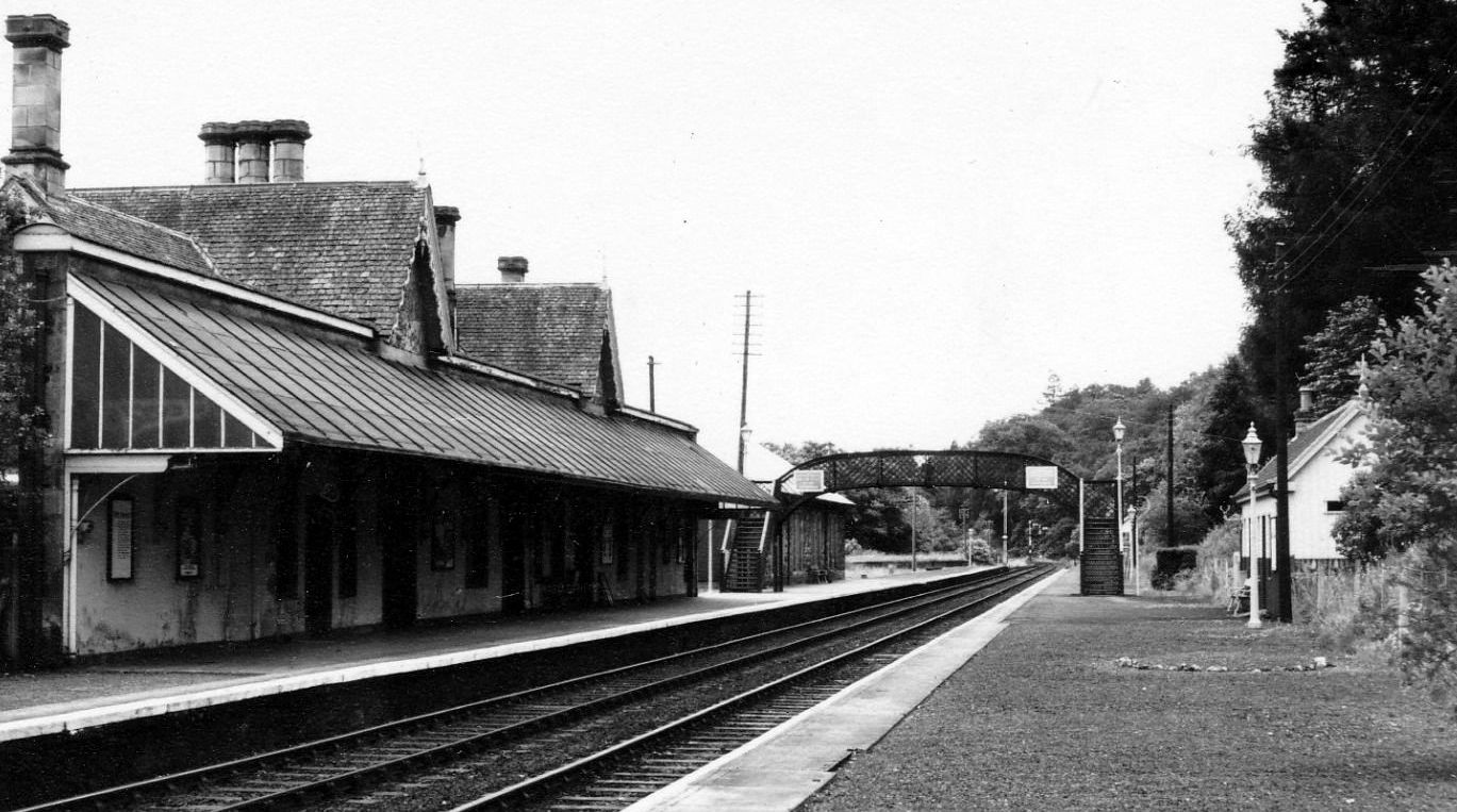 Tour Scotland Old Photographs Railway Station Dunkeld And Birnam