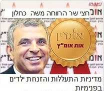 שר הרווחה משה כחלון - מדיניות התעללות והזנחת ילדים בפנימיות