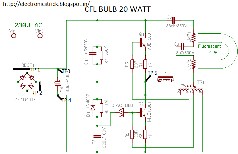 ELECTRONICS TRICKS AND TIPS: HOW TO REPAIR CFL BULB