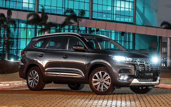 Caoa Chery Tiggo 8 eleito melhor SUV grande do Brasil