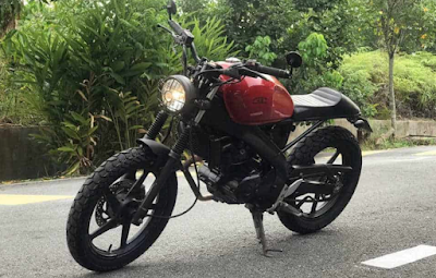 Modifikasi Cafe Racer Motor Yamaha Vixion