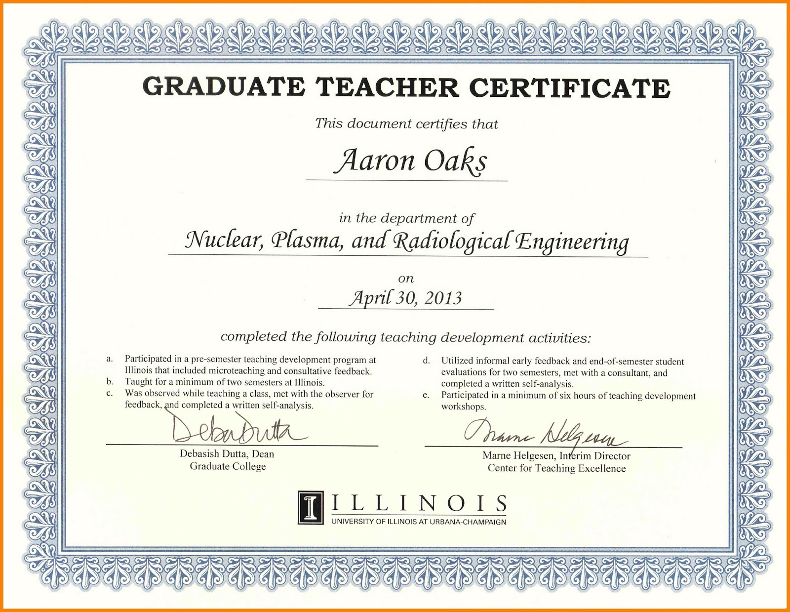 college teaching experience certificate format college teaching experience certificate format