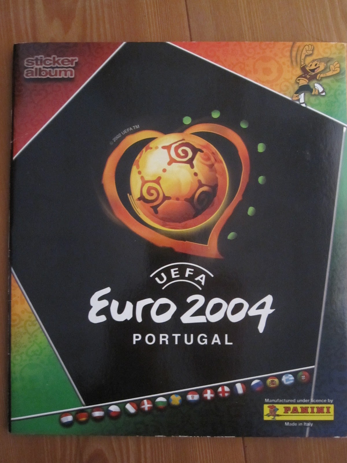 bubble gums wrappers KOLLER  #202 panini Euro 2004 mini pocket 