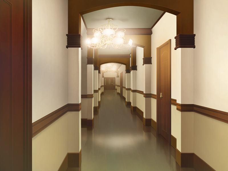 Anime Style Corridor | 3D Interior | Unity Asset Store
