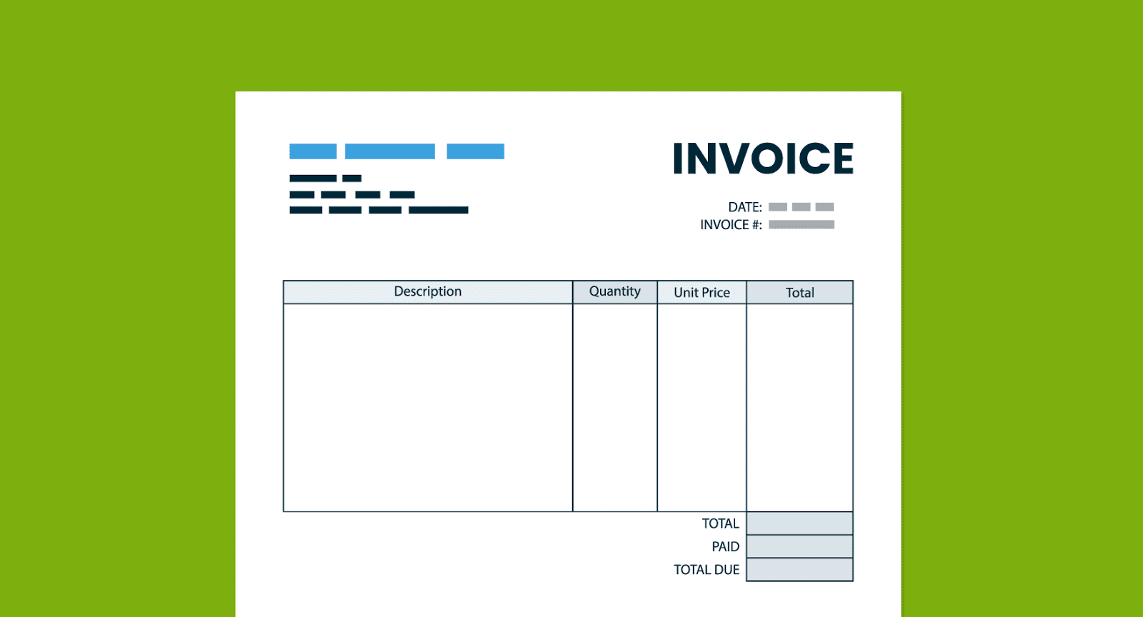 Blank Invoice Format In Excel Excel Templates