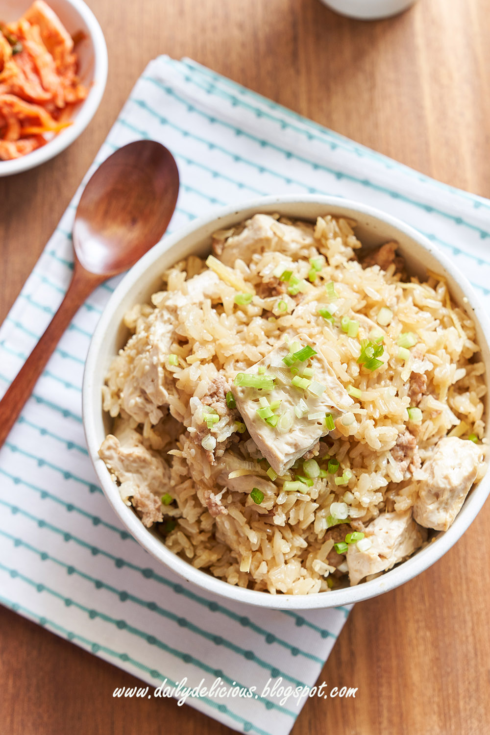 dailydelicious Brown Rice with Silken Tofu