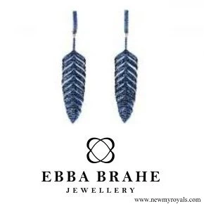 Princess Sofia Jewelry Ebba Brahe Feathers Earrings