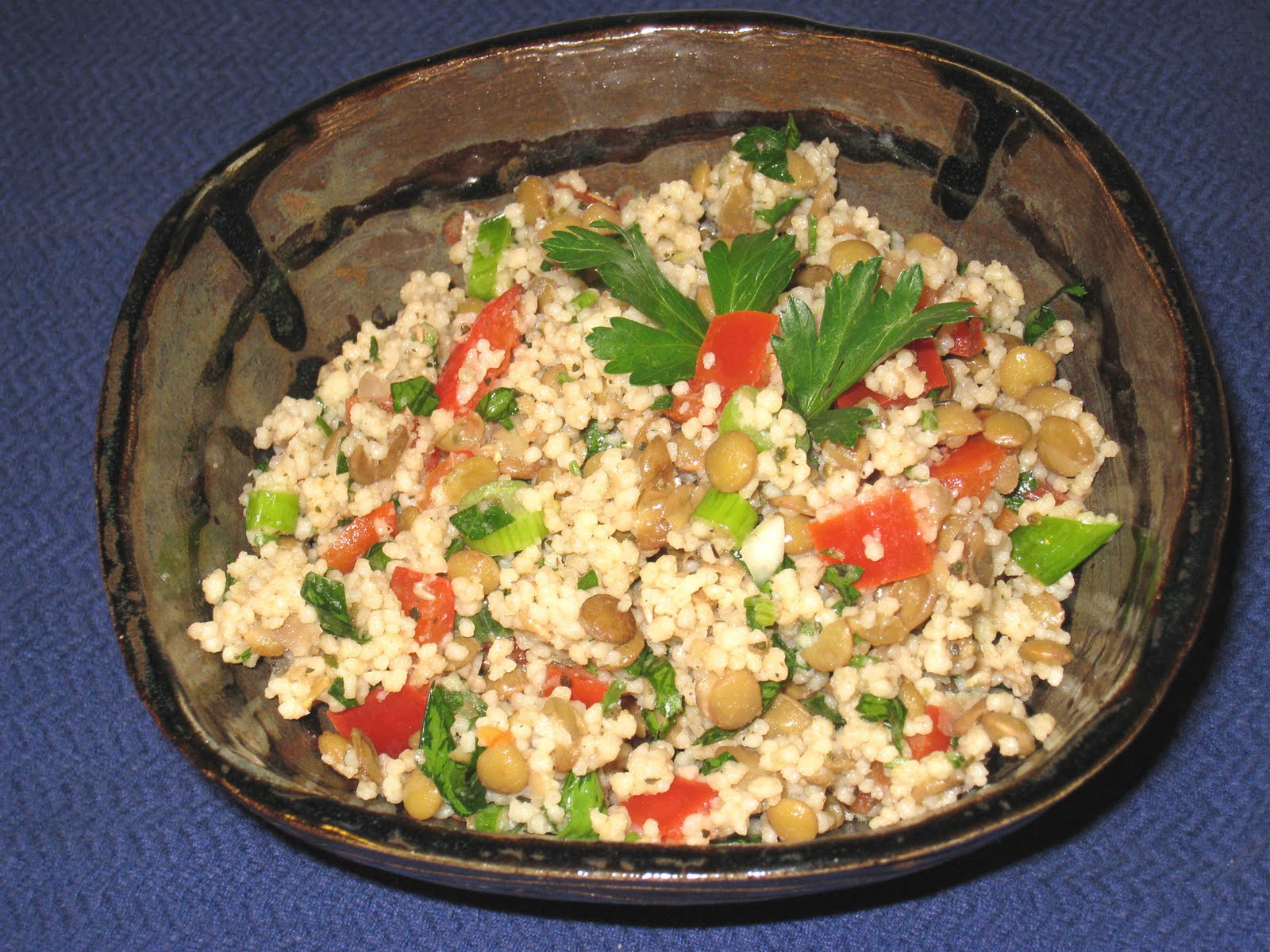 Cooking without a Net: Mediterranean Lentil and Couscous Salad