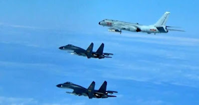25 pesawat militer PLA muncul di barat daya Taiwan