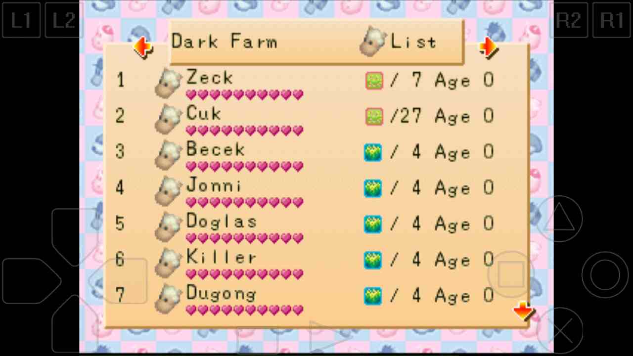 Cheats Harvest Moon Beck To Nature Super Lengkap Epsxe Conten Ghoib