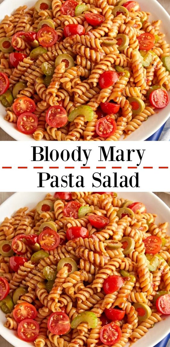 Bloody Mary Pasta Salad Recipe Awesome Foods