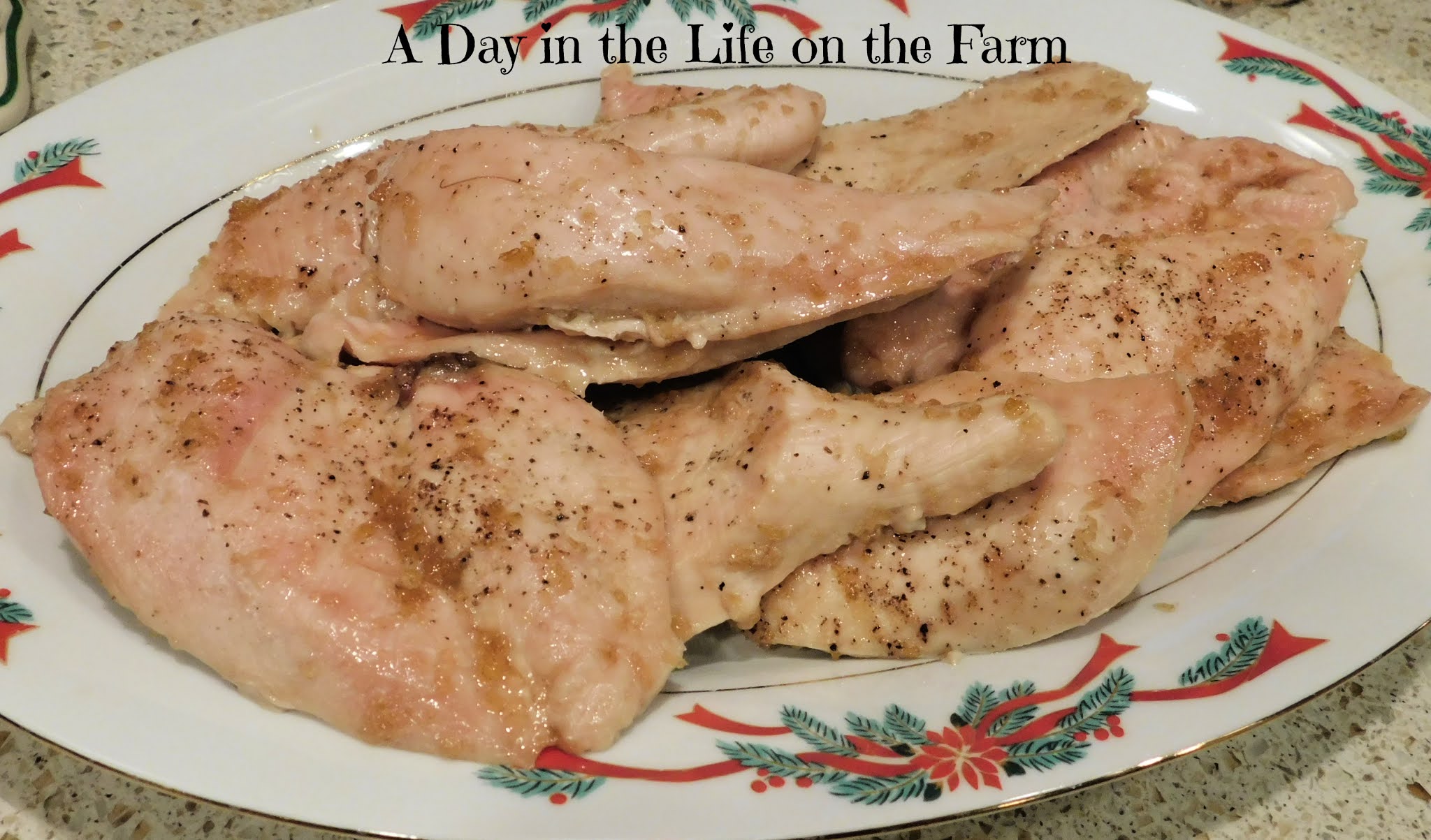 A Day in the Life on the Farm Pepper Jelly Glazed Chicken Breasts 