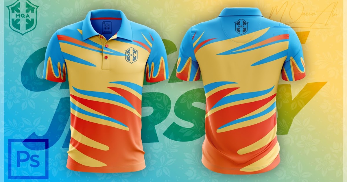 Best Cricket Jersey Design + Download PSD Mockup File for