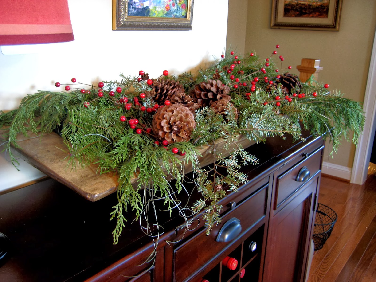 Salt Marsh Cottage Natural Christmas Centerpieces Tutorial