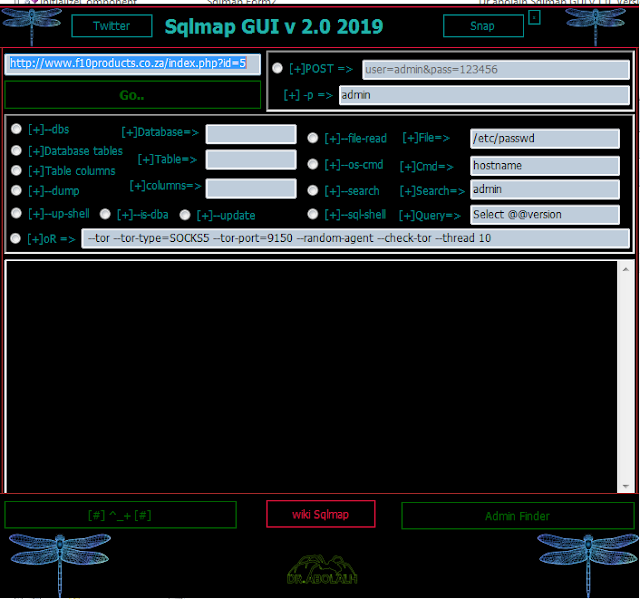 Sqlmap GUI v 2.0 2019