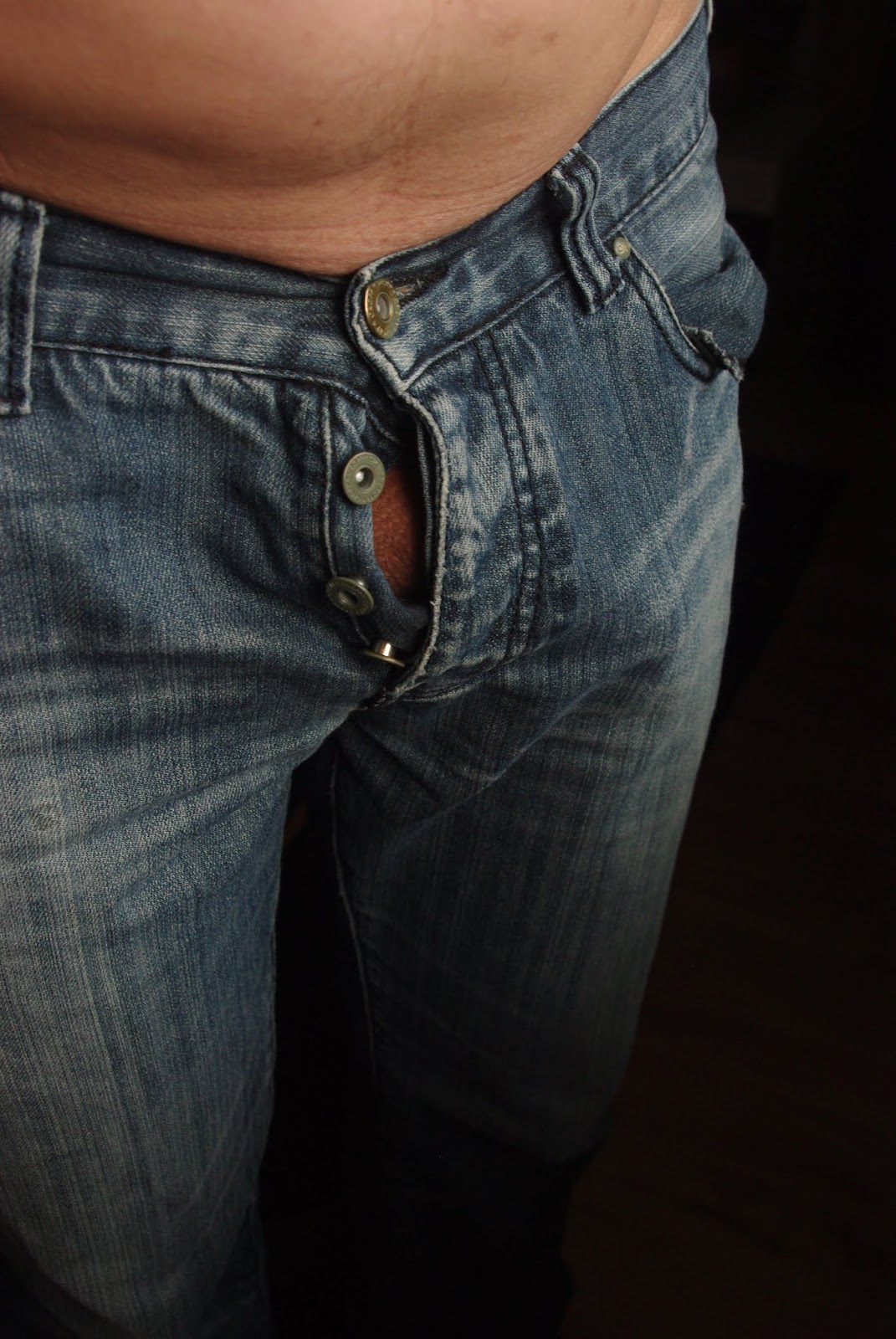 Thirsty cocks in jeans 1.