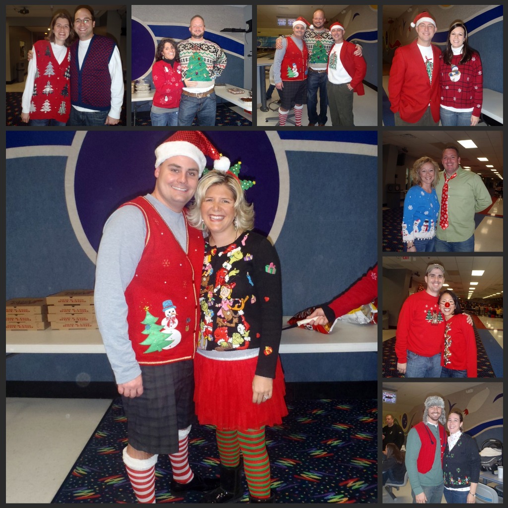 This is the Day!: Ugly Sweater Bowling Ball