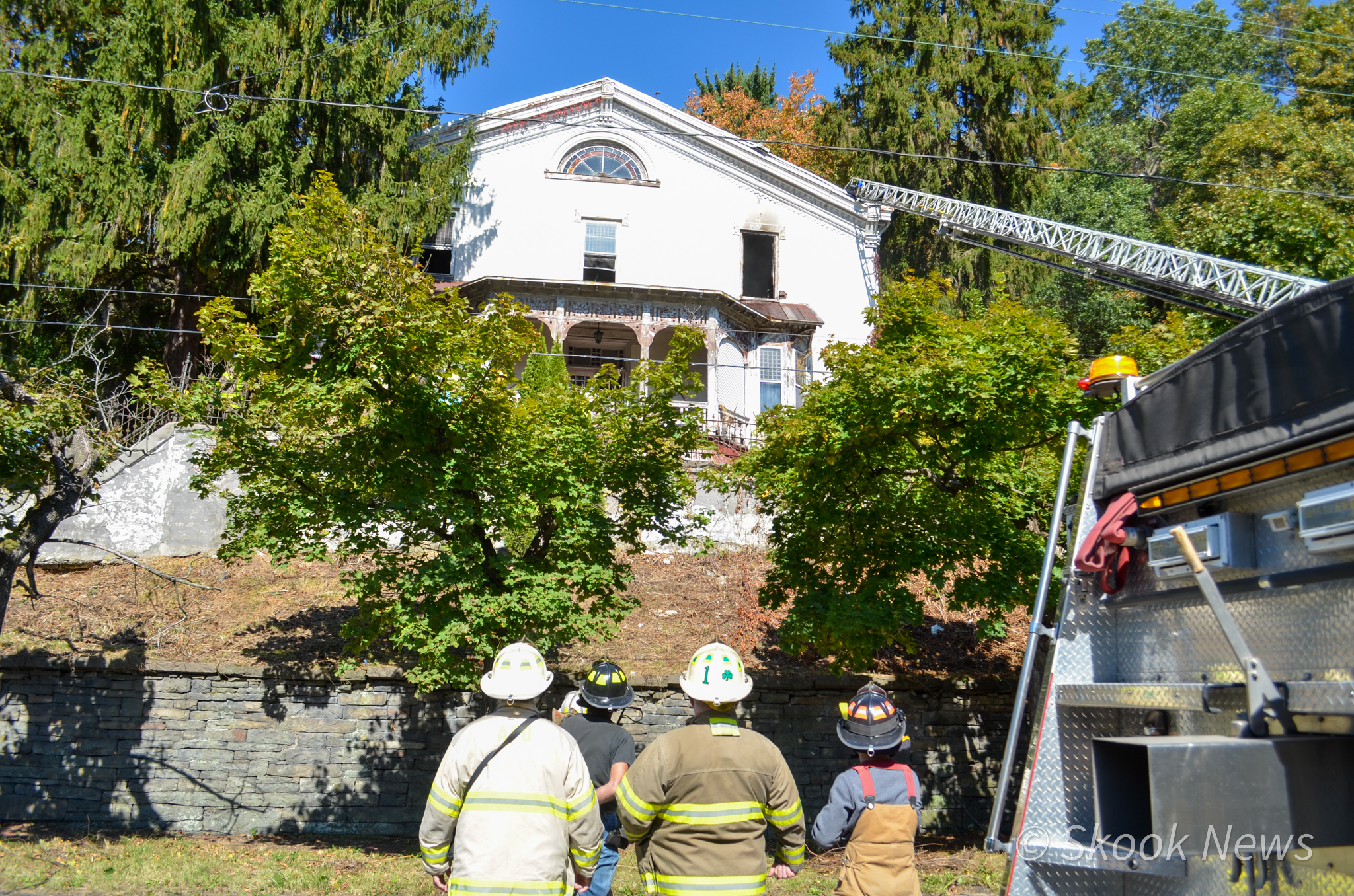 Fire Damages Girard Mansion in Girardville on Friday