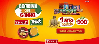 Cadastrar Nova Promoção Trink e Parati Combina Que Ganha