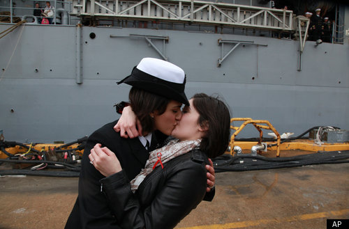 Gender And The Sea Lesbian Sailors Famous Kiss