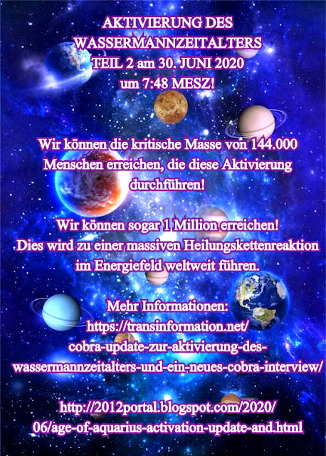 Age Of Aquarius Activation Part 2 On June 30th At 5 48 Am Utc And