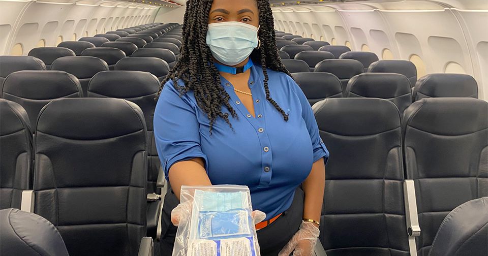 Air101 Allegiant to give passengers a health and safety kit on its flights