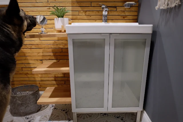 ikea bathroom cabinet vanity hack