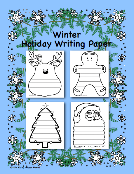 Writing paper with picture box 3rd grade image