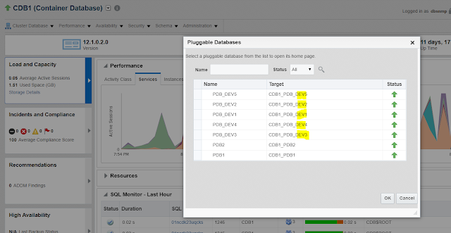 Oracle DBA Quick Notes: Creating Multiple PDBs in one Go using OEM