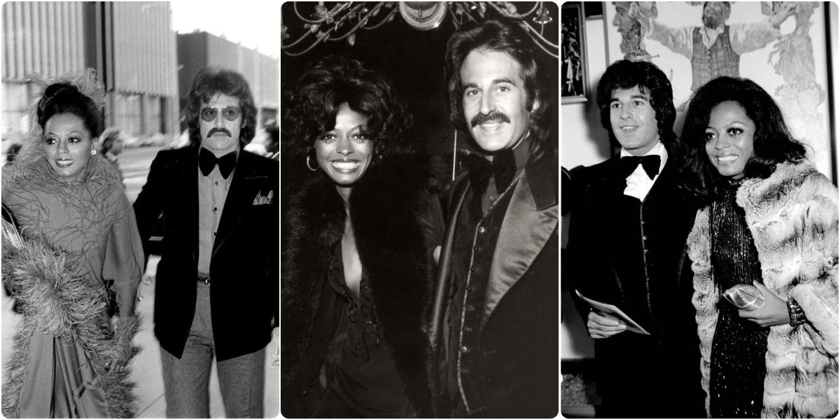 Beautiful Photo of Diana Ross and Robert Ellis Silberstein During Their