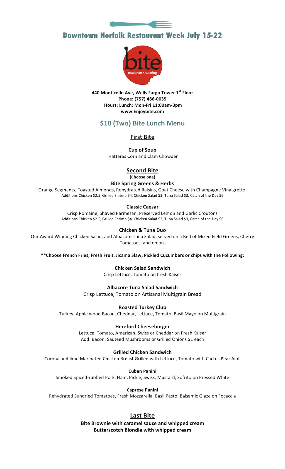 Bite Restaurant and Catering