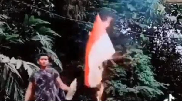 Polda Aceh Telusuri Video Viral Pria Bakar Bendera Merah Putih