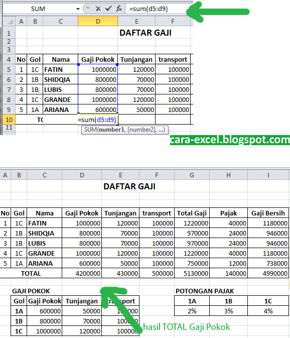 Contoh Soal Vlookup Hlookup Dan Pivot Table Soal Soal