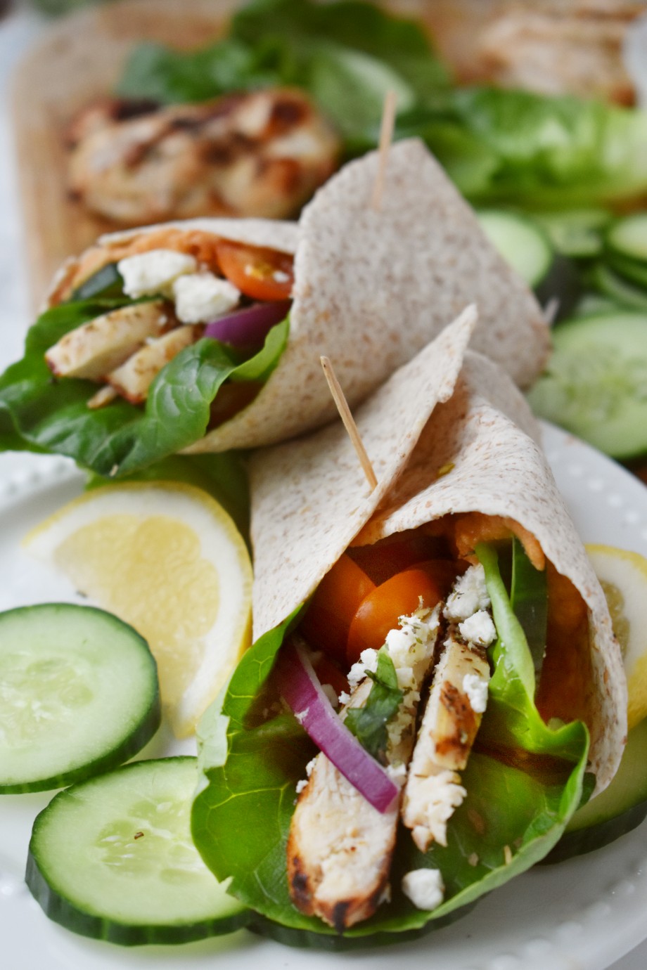 Greek Chicken Wraps The Nutritionist Reviews