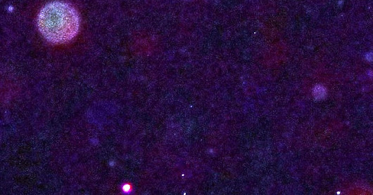 A Purple-Green Sky Orb