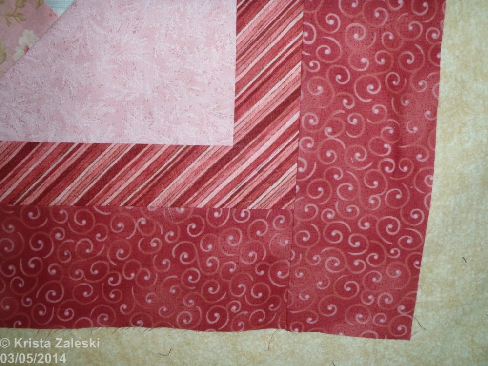 Krista Quilts Bias Striped Border