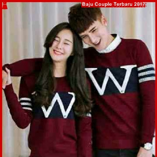 BA7 Baju Couple W Maroon Model Couple Anak Muda BM