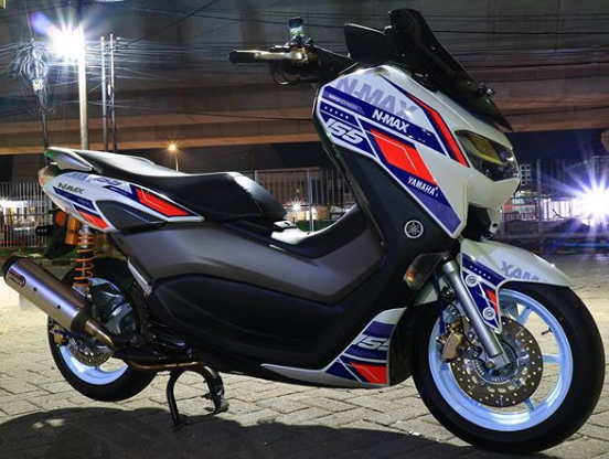 Modifikasi Nmax 155 Warna Putih Polos, Metalik, Mutiara, Doff, Original