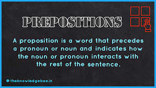 Prepositions mcqs /select appropriate preposition from the given alternative by theknowledgebee