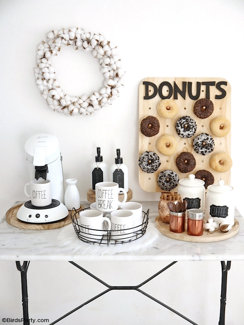 Styling a Fall Beverage Station 