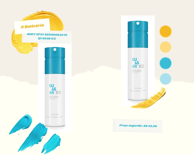 Pure Style O BoticárioQuasar IceFragrânciaDesodorante colônia