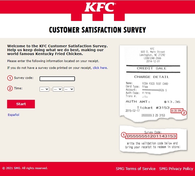 KFC cares survey