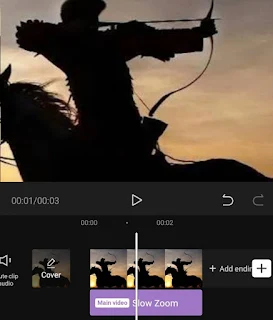 how to slowly zoom in on capcut