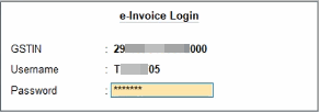 online-einvoice-Login-Details