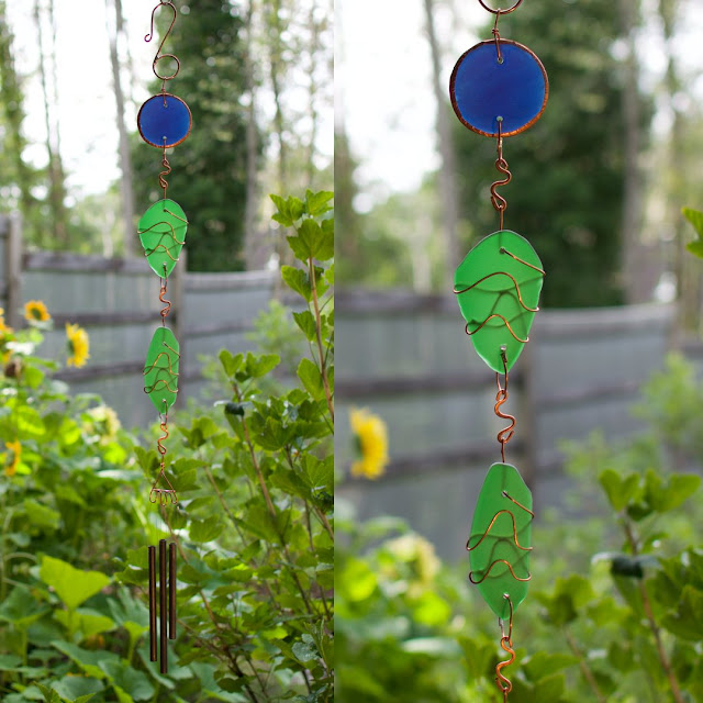 Blue Green Glass by Coast Chimes