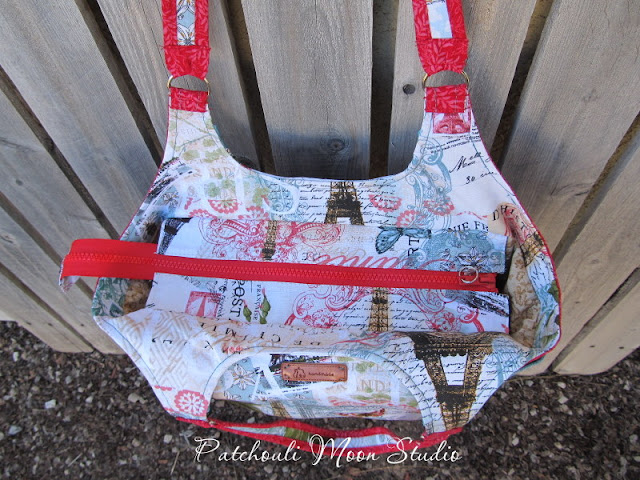 Patchouli Moon Studio~ Quatro Bag in Paris Print