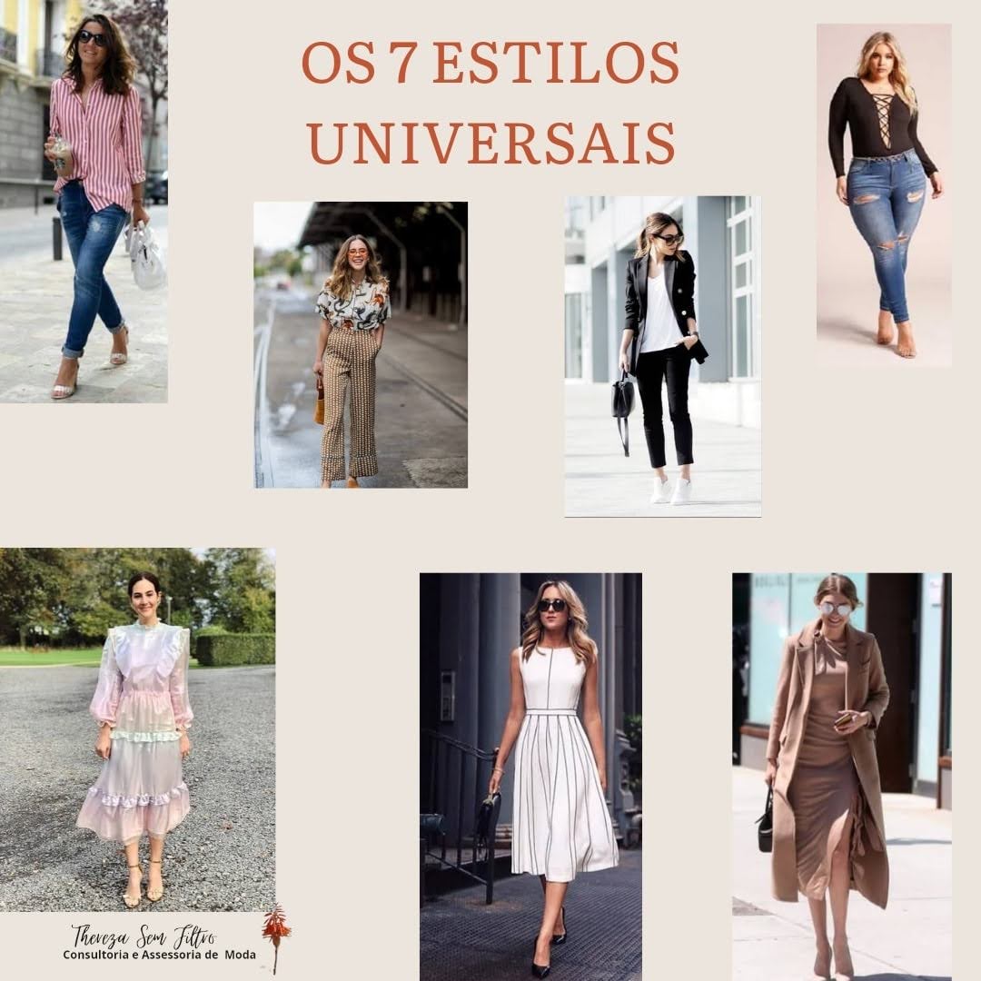 MODA EM MINAS Os 7 Estilos Universais