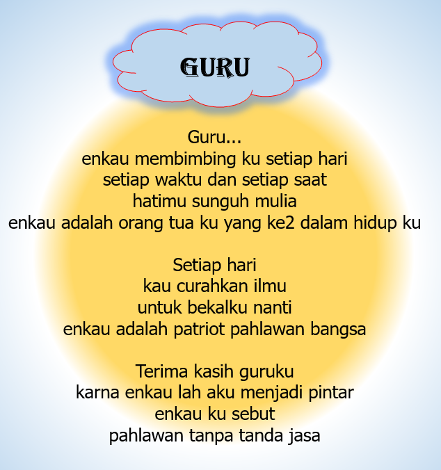 Gratis Download Gambar Puisi Untuk Guruku Terupdate oleh www.katacinta.co